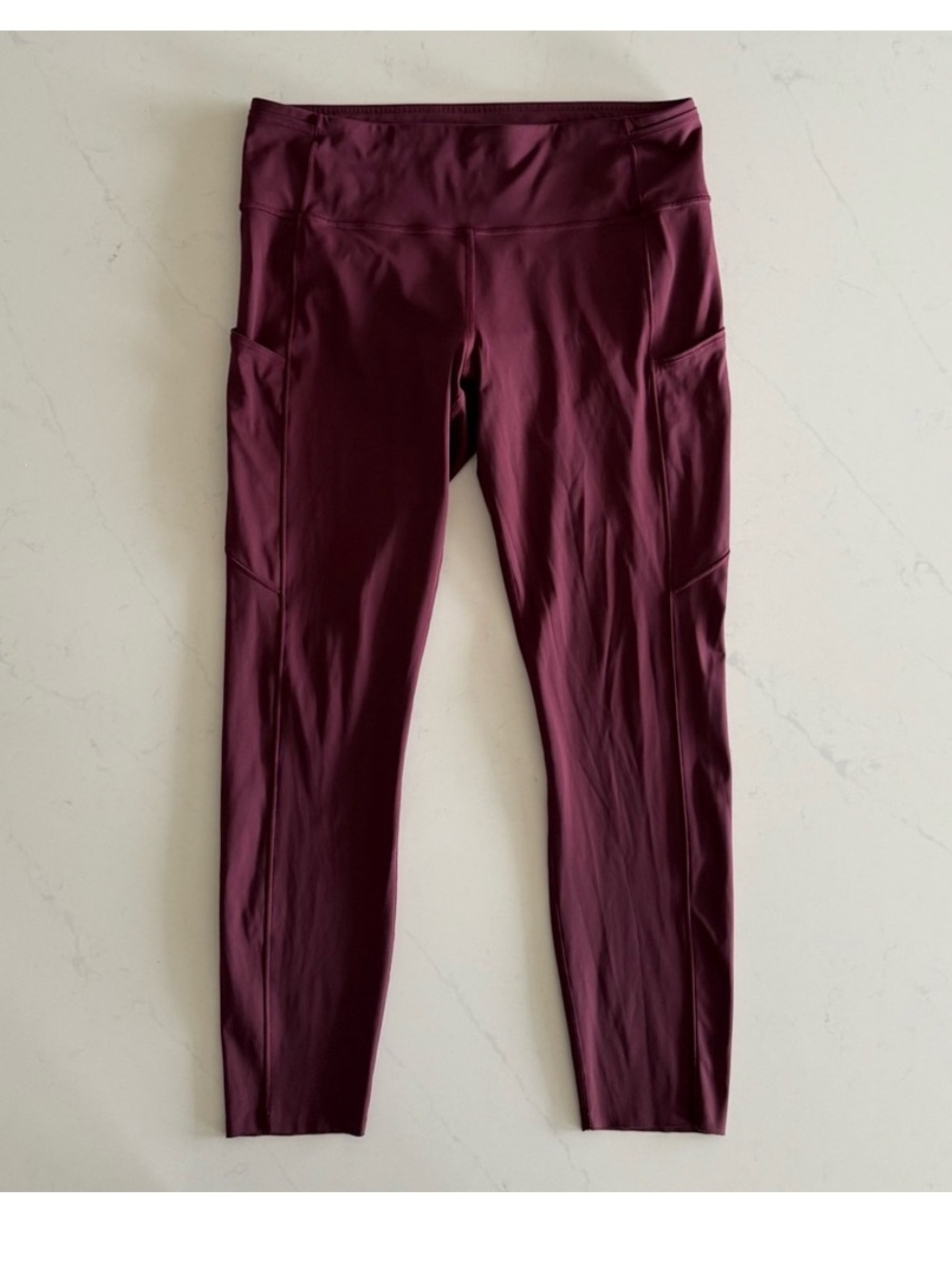 Lululemon Fast & Free Legging 25” Garnet - EUC No Pilling